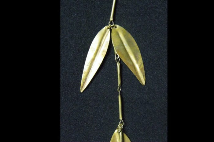Limited Edition Unpolished Brass Maile Lei - Image 15