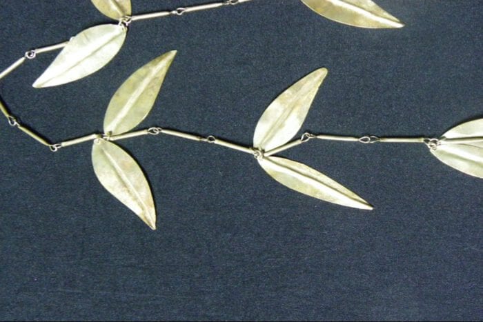 Limited Edition Unpolished Brass Maile Lei - Image 13
