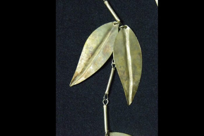Limited Edition Unpolished Brass Maile Lei - Image 12