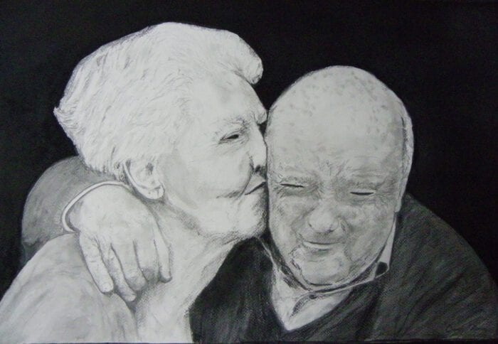 SUCCESS, original watercolor and pencil, 22 inches by 14 1/2 inches [56cm by 37cm] - 画像 (5)