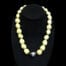 23 1/2" Natural Kukui Nut Lei w/Pure Silver Center Kukui