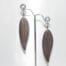 Antique Brass Hawaiian Maile Earrings
