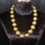 24K Gold Dipped Natural Kukui Nut Lei